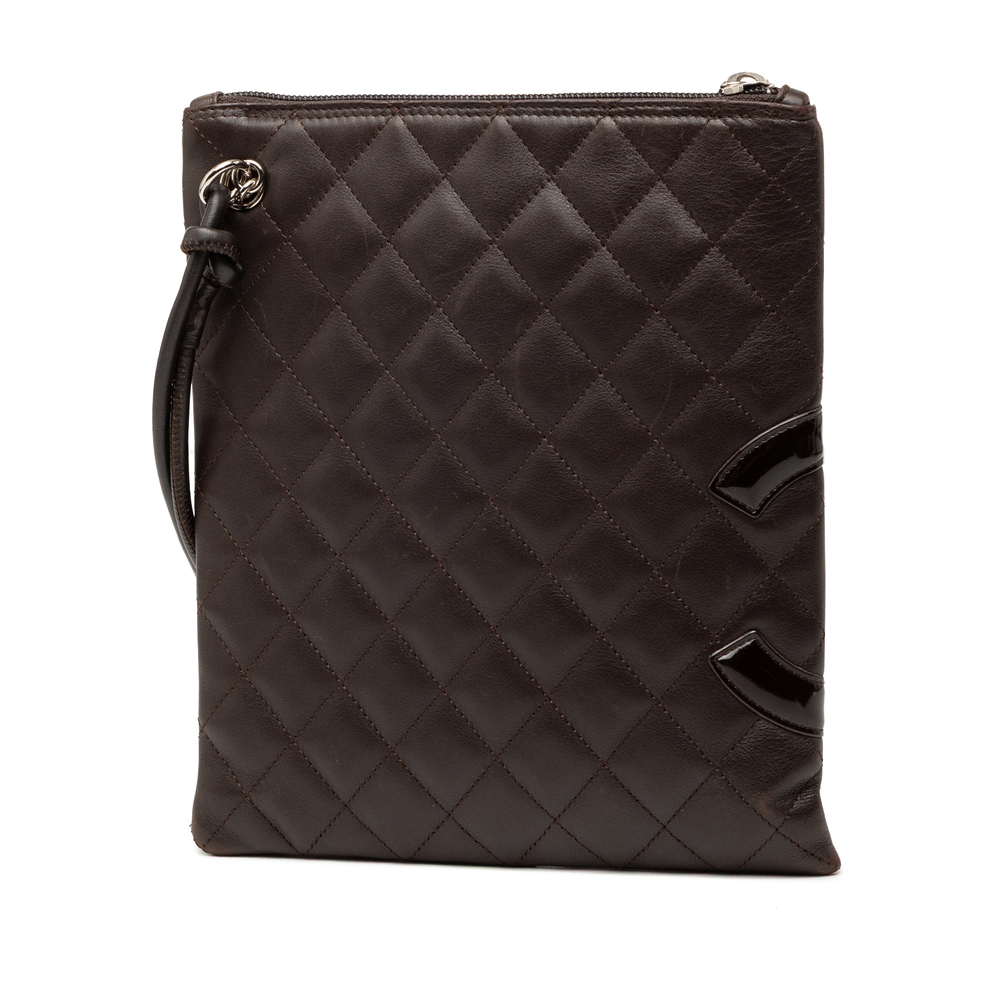 Pre-Loved Chanel Quilted Lambskin Cambon Ligne Flat Crossbody - Picture 2 of 8